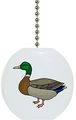 Mallard Duck Ceramic Fan Pull 