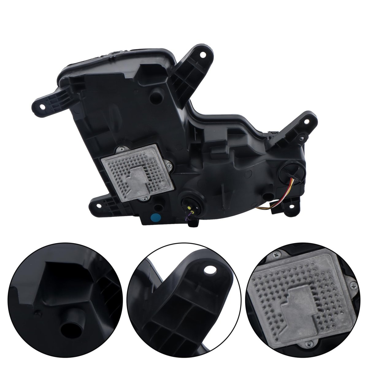 Left Driver Side Fog Lights Clear Lens Replacement For Escalade 2015-2020 Driving Lamps 84575577 Gm2530139 W Crash Imminent