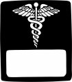 Jeeptails Medical Caduceus Symbol Tail Lamp Light Covers For Jeep Wrangler Jl Non-led Black Set Of 2 