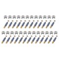 25set 15x11 2mm Cam Locking Screws With M6x40mm Furniture Connecting Fitting Bolts Dowels For Splicing Assembly Of Table 
