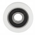 Uxcell 2pcs 10x35x11mm Roller Idler Bearing Pulley Sliding Conveyor Wheel White