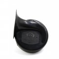 Uxcell Motorcycle 48v 3 5a 120hz Black Plastic Metal Style Electric Horn Siren Trumpet