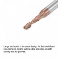 Uxcell Twist Drill Bit 2 5mm Diameter 4mm Shank Titanium Coated Tungsten Carbide Short Length Straight For Stainless Steel