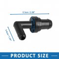 A Absopro Pcv Valve Grommet Kit For Honda Civic 1988-2000 Plastic Black