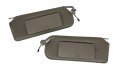 Sun Visor Set W Vanity Mirrors Upgraded Led Lighting Shale For 1997-2004 C5 Corvette 