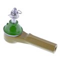 Tie Rod End For 2001 2002 2003 2004 Dodge Grand Caravan Sintered Metal Green Neoprene Dust Boot Threaded Stud Male 