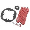 Fits Honda 400x Trx400x 520-94 Red O Ring Chain Sprocket Black 14 39