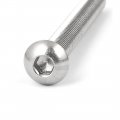 Uxcell M8 X 75mm Stainless Steel Button Head Socket Cap Screw 5 Pcs