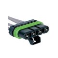 Power Feed Harness Connector For Gmc Safari 1992 1993 1994 1995 Male Black Finish 4 Terminal Female Blade Olx-acdpt391-cl360a81