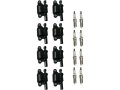 Ignition Coil And Iridium Spark Plug Kit 16-piece Square Type For 2007-2013 Chevy Silverado 1500