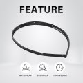 G-plus Rubber Bumper Hood Seal Rivets Compatible With Dodge Challenger 2008-2022 Black Pvc 68051392ab 68051392aa