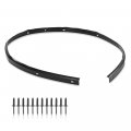 G-plus Rubber Bumper Hood Seal Rivets Compatible With Dodge Challenger 2008-2022 Black Pvc 68051392ab 68051392aa