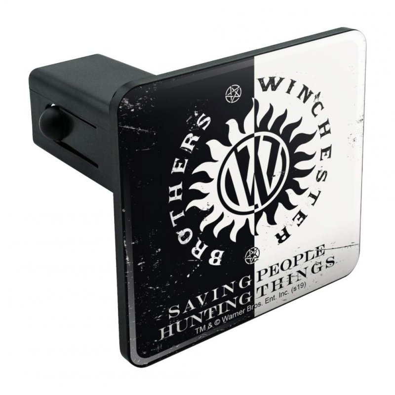 Supernatural Brothers Tow Trailer Hitch Cover Plug Insert