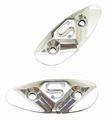 Yana Shiki A3153 Silver Mirror Block-offs Superman Design For Suzuki Gsx-r 600 750 1000 Gsx 1300r Hayabusa 