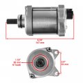 Caltric Starter Compatible With Honda Trx250tm Recon 250 2x4 2008 2009 2010 2011 2012-2020 Starting Motor