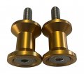 Pro-tek Gold Swing Arm Spools Made For Triumph Thruxton 1200 1200r 1200rsc Street Cup 2016 2017 2018 2019 2020 2021 2022 2023 