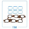 X Autohaux Cylinder Engine Intake Manifold Gasket Set Upper And Lower With Throttle Body 12691199 12673301 For Chevy Camaro
