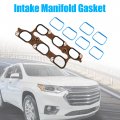 X Autohaux Cylinder Engine Intake Manifold Gasket Set Upper And Lower With Throttle Body 12691199 12673301 For Chevy Camaro