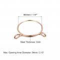 Uxcell Fuel Line Hose Clips 5pcs 50mm Id Fit 51 5-52mm Od 65mn Steel Water Pipe Air Tubing Spring Clamps For Motorcycle Scooter
