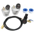 Charge Air Cooler Cac Boost Leak Tester 6061aluminum End Caps With 3 5 4a Non-slip Grooved Foot Extension Cord And 150 Psi