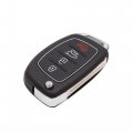 Uxcell Car Replacement Key Fob Shell Case For Hyundai Santa Fe Ix45 Ix35 I30 4 Button Black