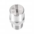 Uxcell Flat Fan Spray Tip 1 8bspt Male Thread 304 Stainless Steel Nozzle 65 Degree 2mm Orifice Diameter 2 Pcs