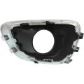 Fog Light Bezel For Jeep Compass 2014 2015 2016 2017 Passenger Side Front With Chrome Trim Replacement Ch1039184 And 68213204aa 