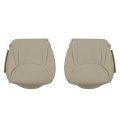 Perforated Tan Front Driver And Passenger Side Bottom Microfiber Leather Seat Cover Replacement For Lexus Ls430 2001 2002 2003 