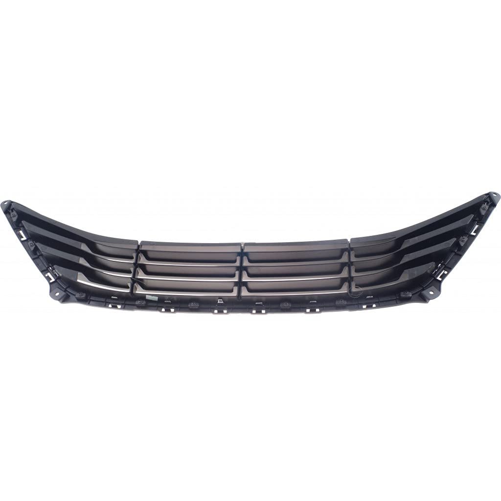 Front Bumper Lower Grille For Hyundai Elantra 2014 2015 2016 Textured Black Plastic With Chrome Insert Sedan Hy1036129
