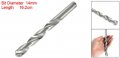 Uxcella 14mm Silver Tone Straight Shank Metal Twisted Drill Bit