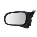 96-00 Civic Coupe Left Driver Mirror Power Flat Black 