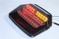 Smt-led Tail Light Brake Turn Signals Compatible With Honda Cb1300 2003 Cb400 V-tec 2003-2008 Smoke B00rudz9di