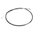 Parking Brake Cable For Gmc Savana 3500 2009 To 2021 Rear Galvanized Steel 0 2 In Jacket Diameter Button Ferrule And Eyelet 
