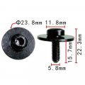 Autobahn88 M6x16 Bolt For Bracket And Mount Upper Compatible With Vw Audi Jetta Gli Hybrid Oem N91165501 Pack Of 10