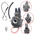 Wflnhb Carburetor Air Filter Throttle Cable Replacement For Yamaha Pw80 Dirt Bike Carb 1983-2006