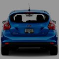 Ipick Image 3d Night Glow Luminescent Logo On Black Metal License Plate Frame For Ford Focus Rs