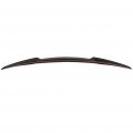 Aintier 1pc Carbon Fiber Spoiler Wing Compatible For 2010-2016 Audi A5 Coupe Glossy Black Rear Trunk Tail