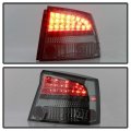 Acanii For 2009-2010 Dodge Charger Smoked Led Tail Lights Brake Lamps Pair Set Replacement Driver Passenger Side
