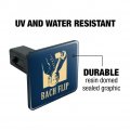 Bach Flip Back Johann Sebastian Classical Music Funny Humor Tow Trailer Hitch Cover Plug Insert