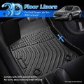 Cartist Custom Fit For Floor Mats Ford Escape Hybrid Plug-in Hybrid 2020 2021 2022 2023 Front 2nd All Weather Liners Heavy Duty