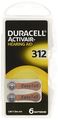 Duracell Hearing Aid Batteries Size 312 Pack 60 