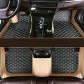 Jtxwang Custom Making Car Floor Mats Compatible With Toyota Lexus All Models 2005-2023 Beige And Black White