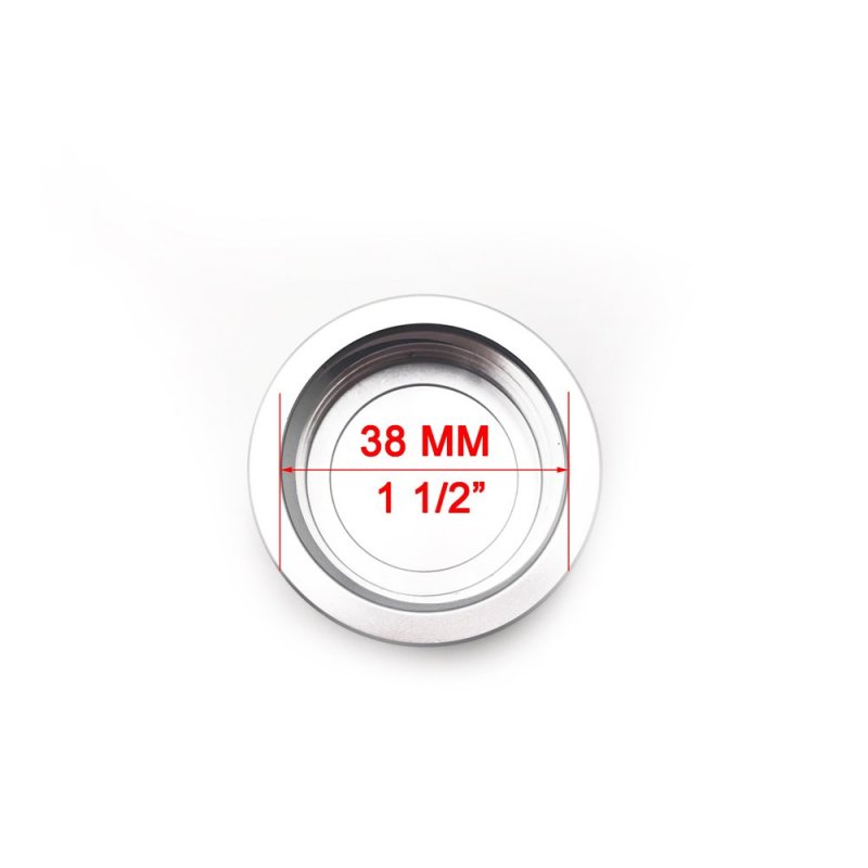 38mm Clutch Brake Reservoir Cap Front Rear For Suzuki Gsxr 600 750 1000 Sv Tl Silver Aluminum Twist On