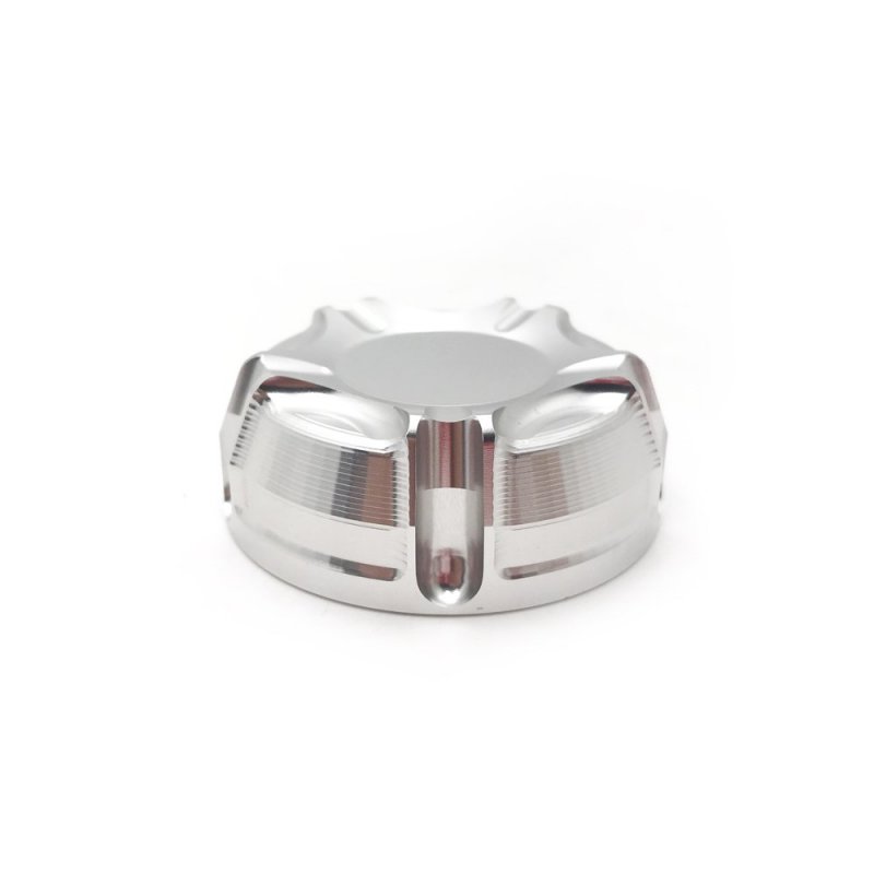 38mm Clutch Brake Reservoir Cap Front Rear For Suzuki Gsxr 600 750 1000 Sv Tl Silver Aluminum Twist On
