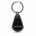 Ipick Image For Jeep Wagoneer Real Black Carbon Fiber Gunmetal Metal Teardrop Key Chain Keychain Official Licensed