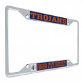 Virginia State University Trojans License Plate Frame Officially Licensed Metal Car Tag Holder 6 25 X 12 In For Us And Canadian 