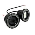 2pcs High Power 3 5 Projector Universal Led Fog Light White Blue Red Cob Halo Angel Eye Rings