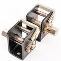 2 Lashing Winch 1 Left Right F Track Tie Down Tow Dolly Rack Strap Ratchet Binder Truck Flat