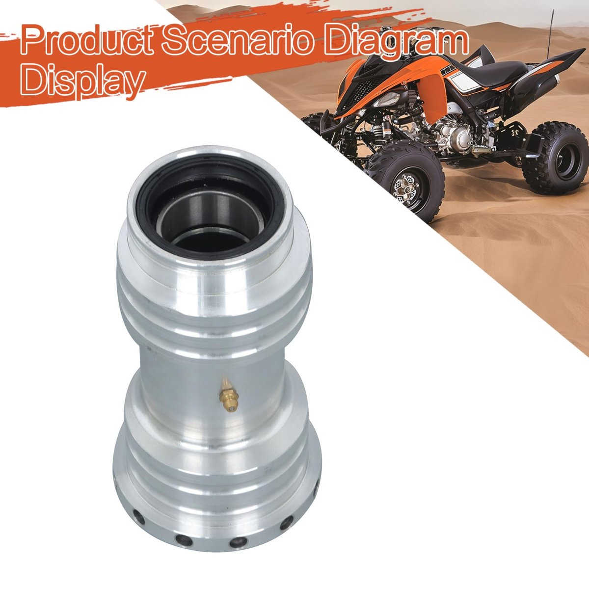 Rear Axle Bearing Carrier Hub Replacement For Honda Sportrax 300 Trx300ex Trx250x Atc350x Trx300x Part Number 52200-hm3-000