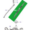 Lr012047 Rear Wiper Blade Assembly For Range Rover L322 Pinch Tab Mounting Type